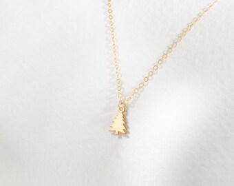 Dennenboom hanger ketting natuur sieraden kerstboom bedel groenblijvende ketting bos hanger cadeau voor natuurliefhebbers kerst