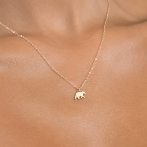 クマのチャームネックレス シロクマペンダント ママベアギフト 動物ネックレス 動物園の動物 彼女へのギフト 子供用ネックレス クマのペンダント