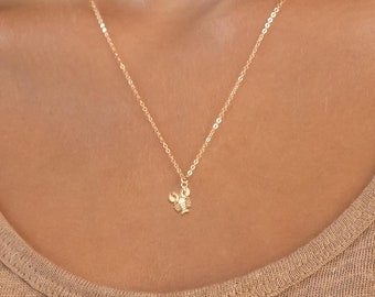 Hummer-Anhänger-Halskette, handgefertigt in Gold Filled, Roségold Filled, Sterling Silber oder 14K Solid Gold, Ocean inspirierter Schmuck