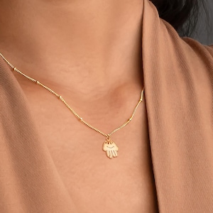 Qualle Halskette Perlen Kette Gold Qualle Anhänger Geschenk für sie Ocean Schmuck Qualle Charme Strand Halskette Qualle Liebhaber Geschenk