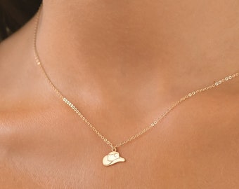 Collar de vaquero, dije de vaquera dorado, joyería occidental, regalo para ella, colgante de sombrero de vaquero, collar occidental, dije de bota de vaquero, regalo de bota de vaquera