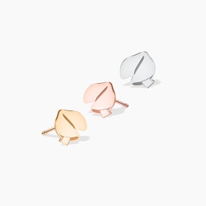 Fortune Cookie Earrings available in 14k Gold Fill, Sterling Silver, 14k Rose Gold Fill or 14K Solid Gold Earrings,