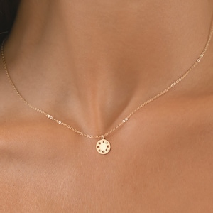 Moon Phases Necklace Crescent Moon Charm Gift for Her Celestial Jewelry Moon Necklace Gold Moon Pendant Birthday Gifts Moon Phase Jewelry