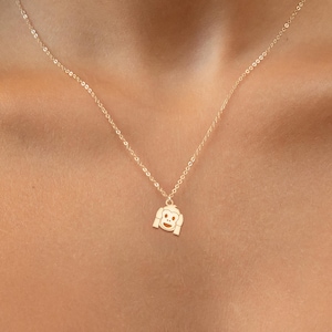 Collana Three Wise Monkeys Non sentire il male Ciondolo regalo per lei Ciondolo animale scimmia Regalo migliore amica Gioielli Three Monkeys Ciondolo scimmia