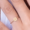 14K Solid Gold Compass Ring, 925 Sterling Silver Compass Ring ...