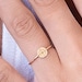14K Solid Gold Compass Ring, 925 Sterling Silver Compass Ring ...