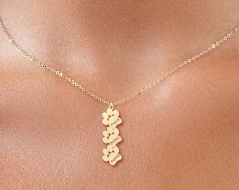 Paw Necklace Pet Memorial Jewelry Gift for Her Dog Paw Charm Cat Paw Necklace Personalized Animal Necklace Paw Print Jewelry
