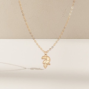 Toucan Necklace Bird Charm Necklace Gift for Her Animal Necklace Bird Pendant Bird Lover Gift Birthday Gift Jewelry Toucan Charm