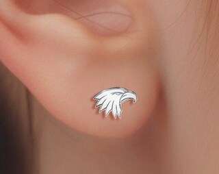 Orecchini A Fungo In Argento 925 Con Zirconia - Regalo Per Donne E Ragazze - Confezione Regalo