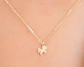 Unicorn Necklace, Whimsical Unicorn Gift, Fun Jewelry Gift, Birthday Gift, Monkey Necklace Cute Jewelry, Animal Necklace, Girls necklace