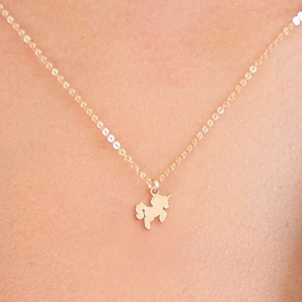 Unicorn Necklace, Whimsical Unicorn Gift, Fun Jewelry Gift, Birthday Gift, Monkey Necklace Cute Jewelry, Animal Necklace, Girls necklace