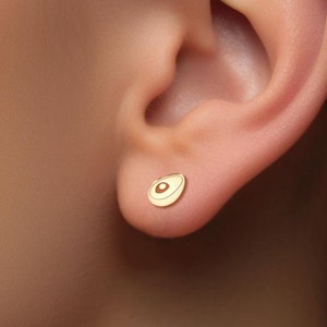 Avocado Ohrstecker Ohrringe Niedliche Kawaii Ohrringe Obst Ohrringe Geschenk für sie Avocado Schmuck Essen Ohrringe Handgemachte Ohrstecker Avocado-Liebhaber Schmuck