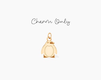 Dije de pingüino Dije adicional Dije delicado Colgante de pingüino Lindo dije de pingüino Dije de animal Dije de pájaro