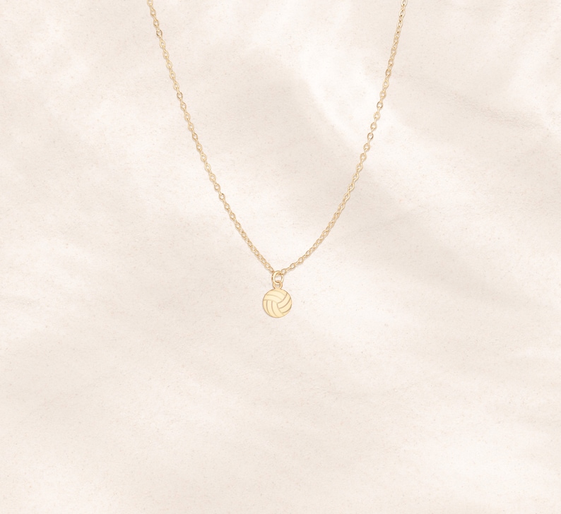 Pu&ograve; includere: Una collana con catena dorata e un piccolo ciondolo a forma di pallavolo.