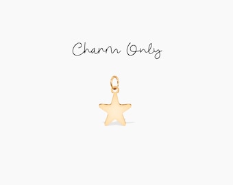 Star Charm Gouden sterhanger Space Charm Add-on Charm Celestial Charm Verjaardagscadeau Stersieraden Cadeau bruidsmeisje