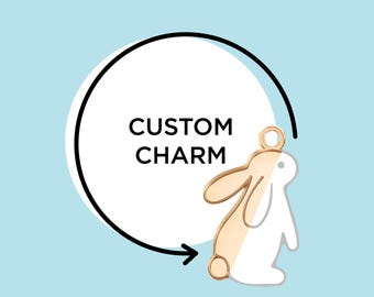 Custom 1 Inch 14k Gold Filled Lobster Necklace Charm with 14k Gold Filled Jump Ring, One Side Engraving Included