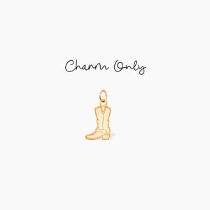 Cowboy Boot Charm Add On Charm Cowboy Boot Pendant Western Jewelry Wild West Charm Rodeo Style Country Accessory Cowgirl Charm