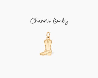 Cowboy Boot Charm Add On Charm Cowboy Boot Pendant Western Jewelry Wild West Charm Rodeo Style Country Accessory Cowgirl Charm