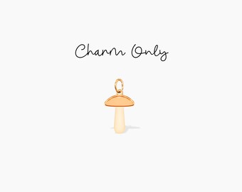 Mushroom Charm Pendant Nature Jewelry Wedding Add On Charm Dainty Charm Magic Mushroom Charm Nature Inspired