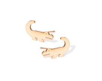 Alligator Earrings Florida Gator Jewelry Crocodile Stud Earrings Gift for Her Animal Earrings Cute Reptile Earrings for Wildlife Fans
