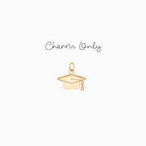 Graduation Cap Charm Jewelry Add On Charm Grad Cap Charm Graduation Charm High School College Graduation Charm Class Gift