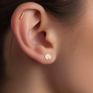 Leo Symbol Zodiac Stud Earrings, Astrological Symbol Earrings, Zodiac Jewelry, 14k Gold Filled Sterling Silver Earrings, Zodiac Earrings