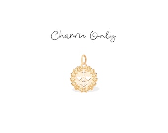 Holy Cross Faith Charm: sterlingzilver, gold filled, 14K massief gouden spirituele hanger sieraden cadeau