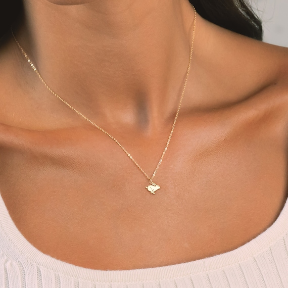 Bunny Necklace Gold Bunny Charm Rabbit Pendant Gift for Her Animal Necklace Bunny Lover Jewelry Easter Gift Birthday Rabbit Charm Pendant Etsy
