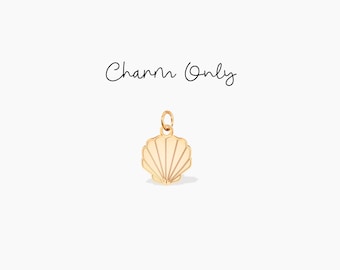 Seashell and Starfish Charm Necklace Fun Jewelry Add On Charm Birthday Gift for Beach Lover Cute Charm Unique Beach Jewelry