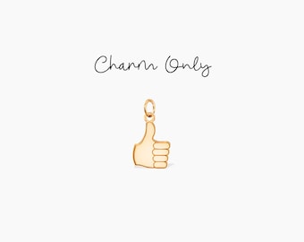 Thumbs Up Hand Sign Charm Whimsical Charm Fun Jewelry Add On Charm Birthday Add On Charm Funky Charm Weird Charm Shaka Hand