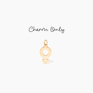 Female Symbol Charm Necklace Venus Symbol Empowerment Necklace Feminist Jewelry Girl Power Necklace Gift for Her Sister Gift for Daughter