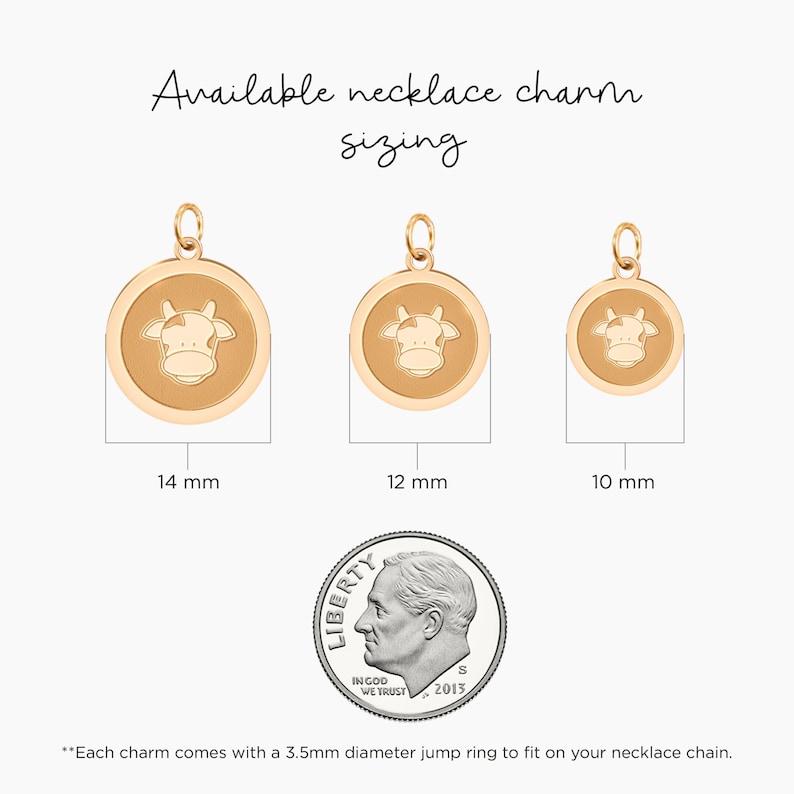 Discover our charming cow pendant necklace, perfect for animal lovers and farmers. Crafted in gold-tone metal, this playful charm adds a whimsical touch to any outfit. Ideal for casual wear or as a thoughtful gift.