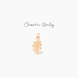 Leaf Charm Gift for Her Nature Jewelry Leaf Charm Silver Leaf Charm Nature Lover Gift Autumn Jewelry Leaf Charm