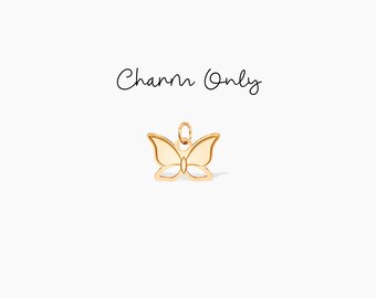 Butterfly Charm Add On Charm Gift for Her Dainty Jewelry Whimsical Charm Minimalist Jewelry Butterfly Charm Dainty Butterfly Charm