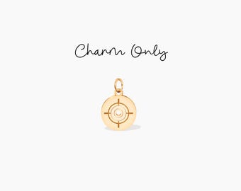Target Charm Bullseye Pendant Add On Charm Shooting Gift Unisex Sports Team Gift Sport Jewelry for Shooting Lover