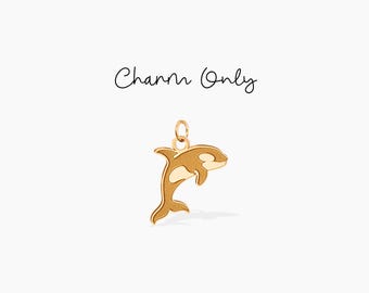 Orca Whale Charm Killer Whale Pendant Charm Add On Charm for Her Beach Jewelry Ocean Charm Whale Jewelry Killer Whale Jewelry Birthday Gift