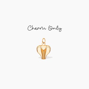 Dije de cobra, dije adicional, dije de serpiente gótica, joyería delicada, amuleto místico, accesorio atrevido, joyería de cobra, colgante con símbolo de serpiente