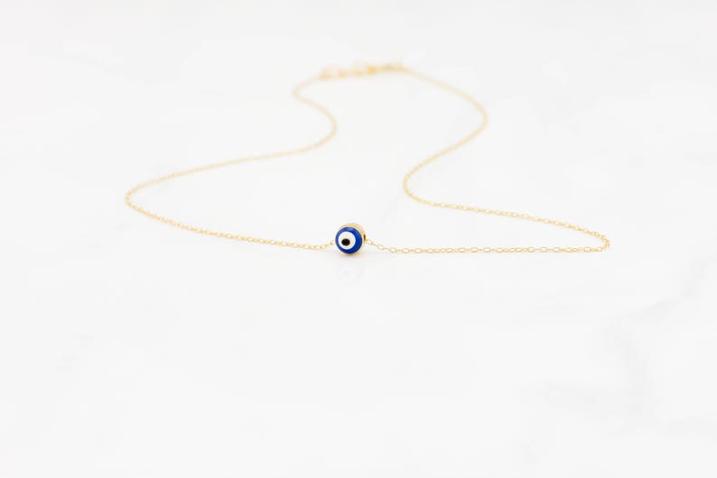 Evil Eye Necklace, Kabbalah Necklace, Protection Necklace, Bridesmaid Jewelry, Christmas Gift image 2