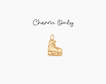 Hockey Skate Charm Hockey Team Gifts Hockey Player Gift Girls Hockey Gift Hockey Fan Jewelry Skating Charm Hockey Player Charm