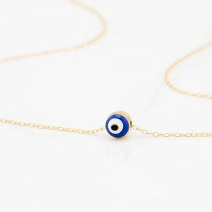 Evil Eye Necklace, Kabbalah Necklace, Protection Necklace, Bridesmaid Jewelry, Christmas Gift image 4