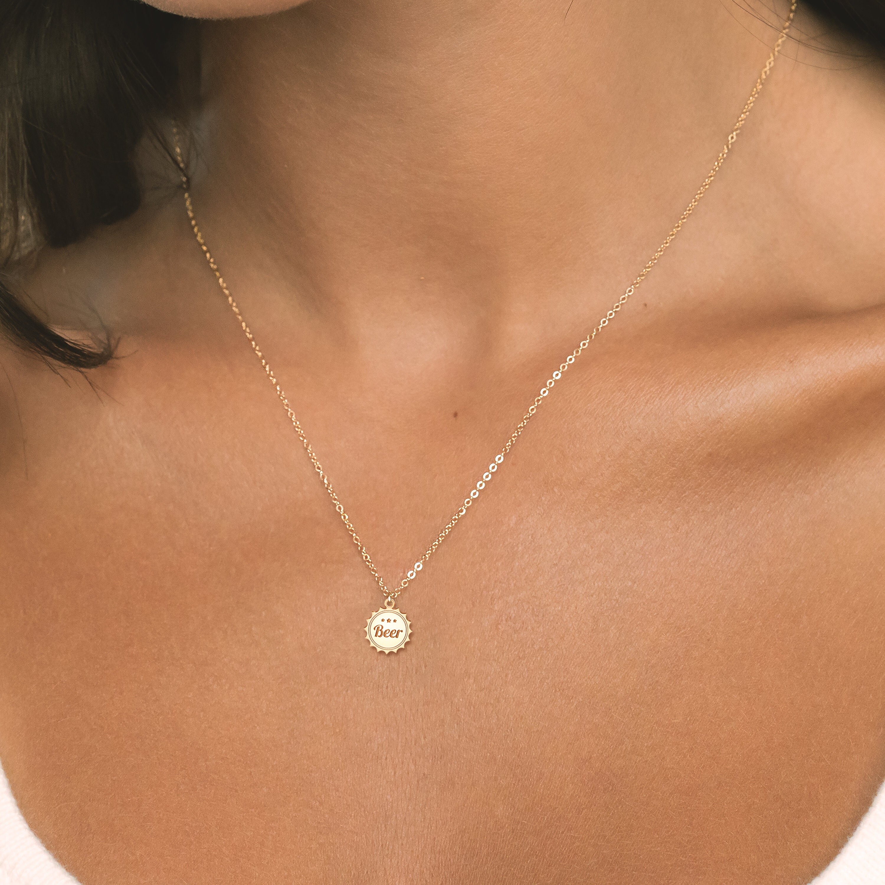 BOSS KRISTALL - Ketting - gold-coloured/goudkleurig