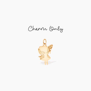 Fairy Charm Add On Charm Fairy Charm Dainty Fairy Jewelry Minimalist Whimsical Charm Little Girls Charm