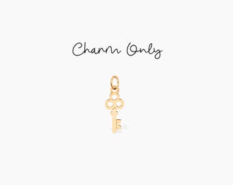Regalos con dijes de llave para ella Joyas con dijes de llave Dije de llave de plata Colgante de llave de oro Llave a mi corazón Dije adicional para novia