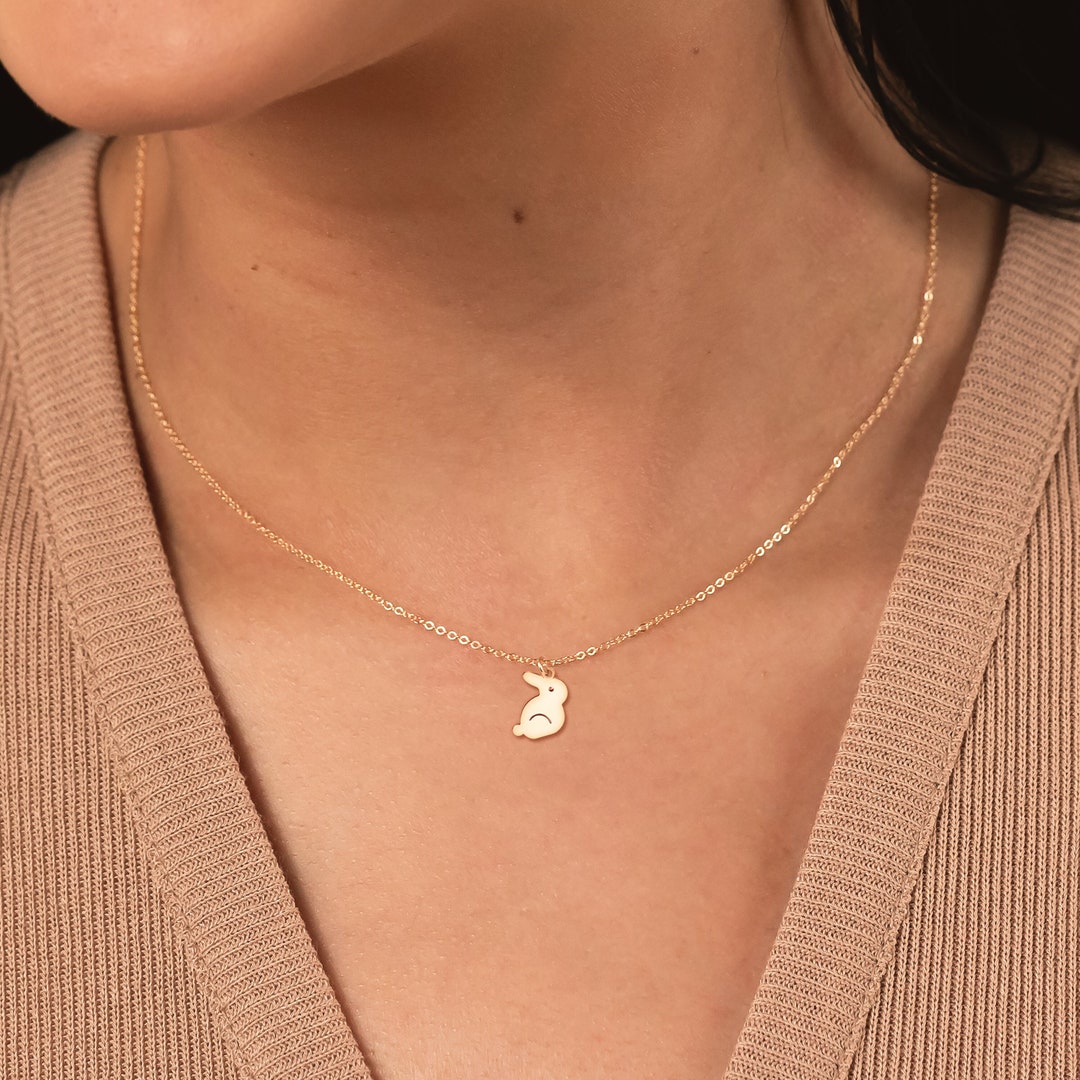 ネックレス・チョーカー ReinSein Cute Bunny Necklace UK510 61vkEm-mHLL._UY300_.jpg