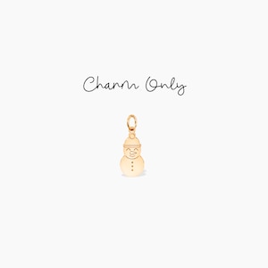 Schneemann Charme Weihnachten Schmuck Winter Anhänger fügen Charme Verzierung hinzu Charme Schneemann Schmuck Schneemann Weihnachtszauber