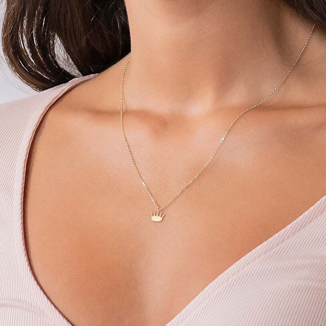 Collana Con Corona In Argento, Collana Con Corona Reale, Collana - Foto 4