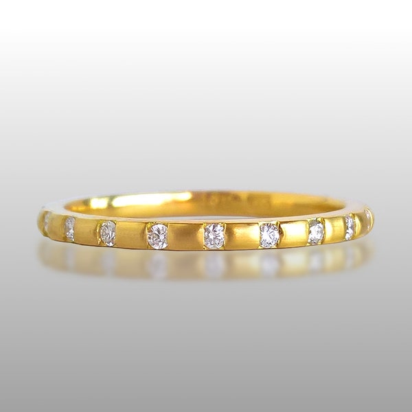 Spaced Eternity Ring - Etsy