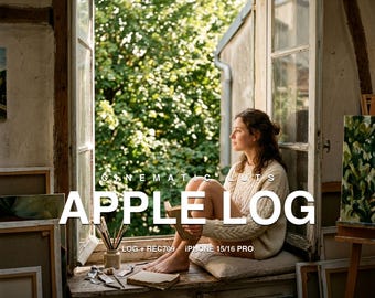 Apple Log LUTs – 25 filmische Farbkorrekturen für iPhone 15/16 Pro ProRes