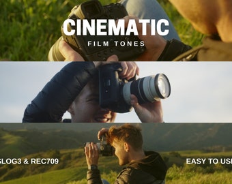 Sony SLOG3 Cinematic LUTs - 5 Film Color Grades
