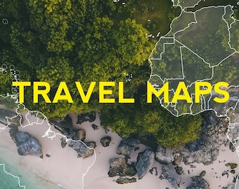 Animated Travel Map (US & World) - After Effects - Etsy